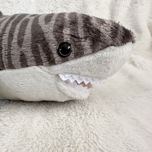 Wild Republic Tiger Shark Plush 22" Stuffed Animal Aquarium Fish Toy - Picture 2 of 8